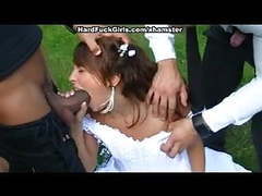 VidsPlus presents: The groom the bride fucked hard in the woods