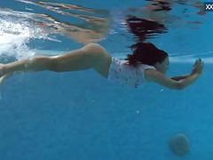 VidsPlus presents: Puzan bruhova fat teen in the pool