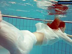 VidsPlus presents: Redhead diana hot and horny in a white dress