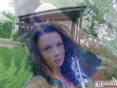 VidsPlus presents: Allinternal anal creampie for hot brunette who loves a rough