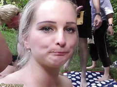 VidsPlus presents: Outdoor oktoberfest fuck orgy