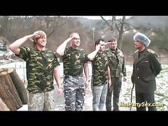 VidsPlus presents: Military girl gets fucked by her team