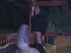 VidsPlus presents: The ebony bride with firm body takes the most cum on her