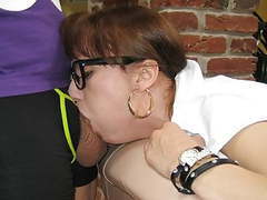 VidsPlus presents: Chelsy sun is the naughty secretary (french amateur glasses)