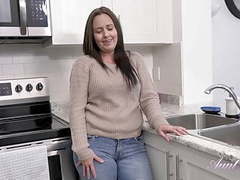 VidsPlus presents: Auntjudys - 43yo big ass milf brandi banks sucks your cock in the kitchen, Brunette, Hairy, Big Boobs, MILF, POV, HD Videos, PAWG, Big Tits, Big Ass, Big Booty, Porn for Women, Girl Masturbating, Big Tit MILF, Big Ass MILF, Hot MILF, Hairy MILF, Busty Mom