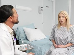 VidsPlus presents: Incredible anal exam for gorgeous blonde patient madison summers