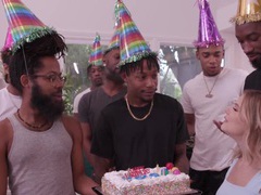 VidsPlus presents: Interracial gangbang with a horny darling - coco lovelock