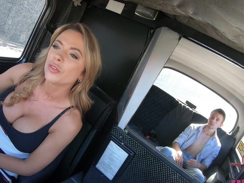 VidsPlus presents: Lucky passenger fucks wet pussy of horny taxi driver shalina devine