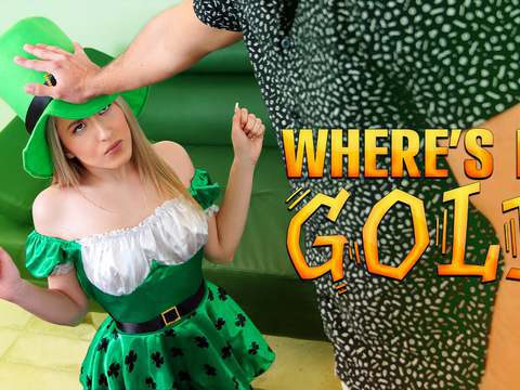 VidsPlus presents: Petite blonde in leprechaun costume sweet sophia takes fat cock in her tiny pussy - exxxtra small