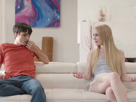 VidsPlus presents: Pale babe emma starletto gets licked and fucked by a lucky roommate