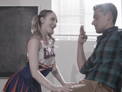 VidsPlus presents: Skinny lily larimar drops her panties to get better grades. hd
