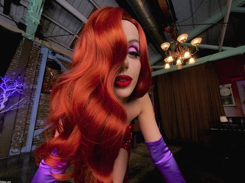 VidsPlus presents: Pov cosplay porn with jessica rabbit in hd porn