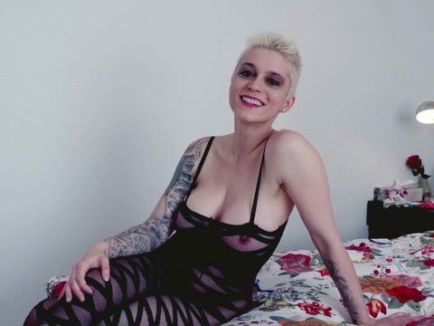 VidsPlus presents: Homemade video of horny blonde mila milan giving a sloppy bj