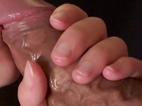 VidsPlus presents: Close up - slow and wet blowjob until cum in mouth