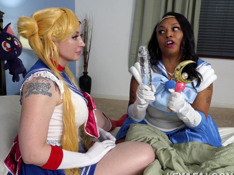 VidsPlus presents: Leya falcon moans while being fingered by hot porsha carrera