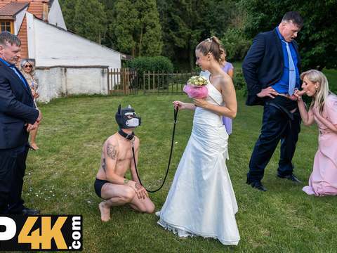 VidsPlus presents: Bride4k. lovely love scene. hot sex with andrea