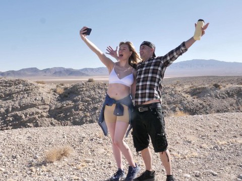 VidsPlus presents: Amber moore enjoys while giving her lover a good blowjob