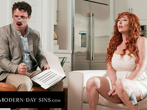 VidsPlus presents: Modern-day sins - pervert therapist is obsessed with redhead milf lauren phillips's stunning body