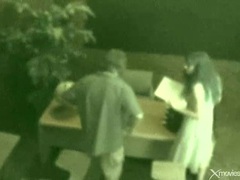 VidsPlus presents: Slut opens legs on desk and takes cock in cunt