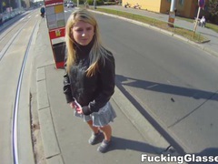 VidsPlus presents: Fucking glasses - fucked for cash before a date
