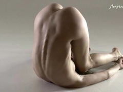 VidsPlus presents: Stunningly fit teen bends her body in sexy ways