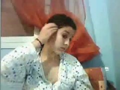 VidsPlus presents: Cute arab teen in pajamas masturbating