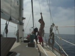 VidsPlus presents: Interracial on a boat with a beautiful black girl