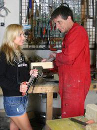 Vids Plus presents: Blonde teenage beauty fucking her old and horny handyman