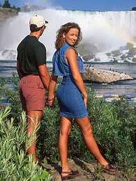 Vids Plus presents: Pam Lee Enjoys the Sights and a Gangbang at Niagara Falls